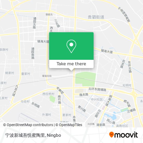宁波新城吾悦蜜陶里 map