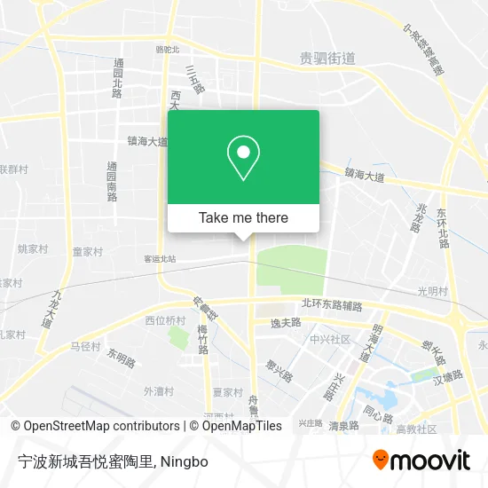 宁波新城吾悦蜜陶里 map