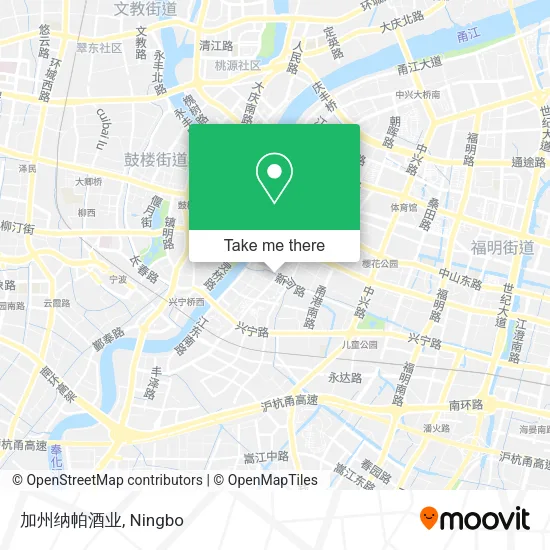 加州纳帕酒业 map