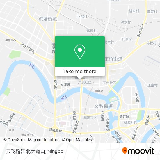 云飞路江北大道口 map