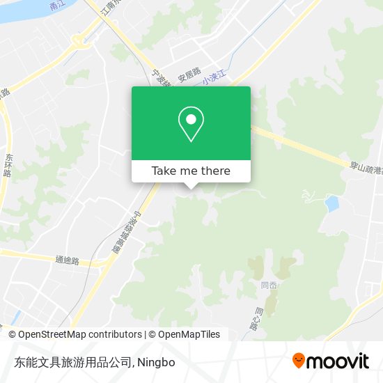 东能文具旅游用品公司 map