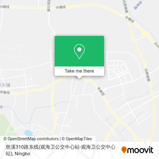 慈溪310路东线(观海卫公交中心站-观海卫公交中心站) map