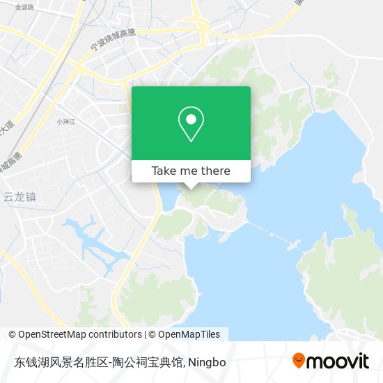 东钱湖风景名胜区-陶公祠宝典馆 map