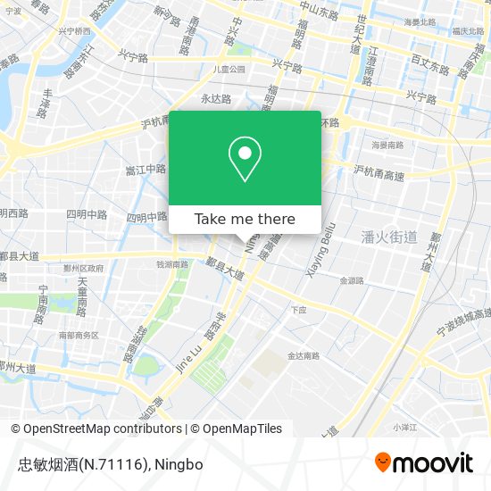 忠敏烟酒(N.71116) map