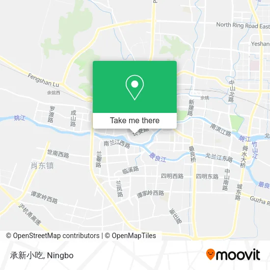 承新小吃 map
