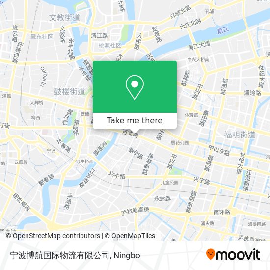 宁波博航国际物流有限公司 map