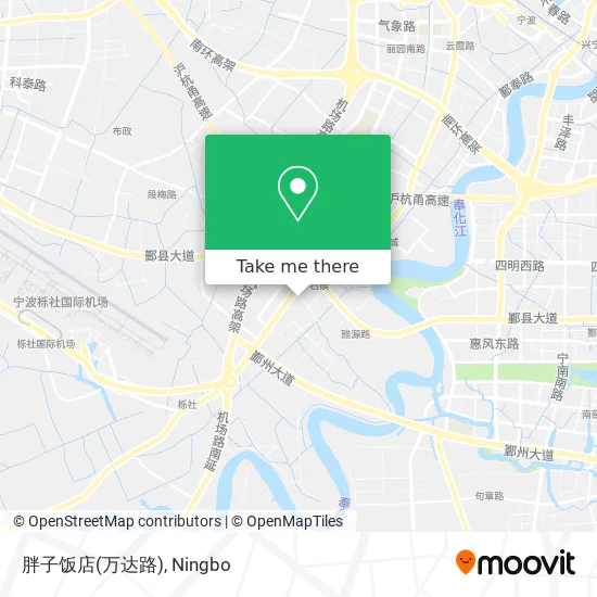 胖子饭店(万达路) map