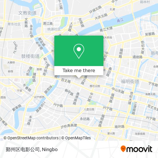 鄞州区电影公司 map