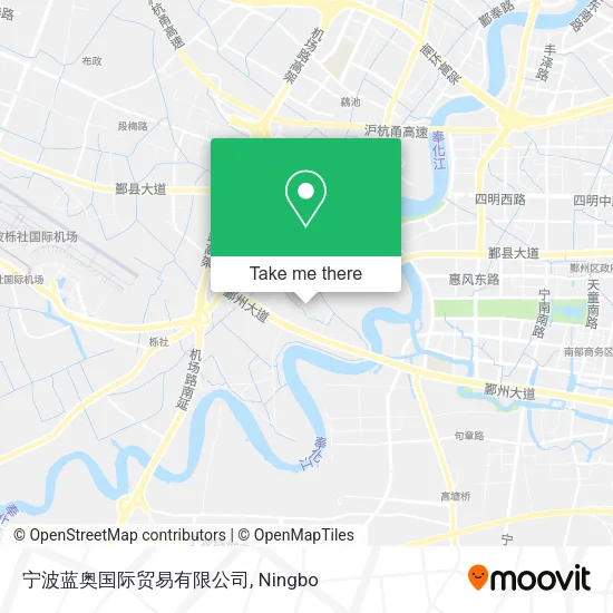 宁波蓝奥国际贸易有限公司 map
