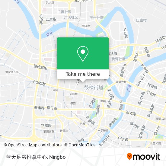 蓝天足浴推拿中心 map