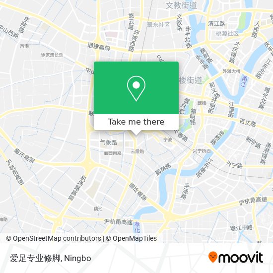 爱足专业修脚 map