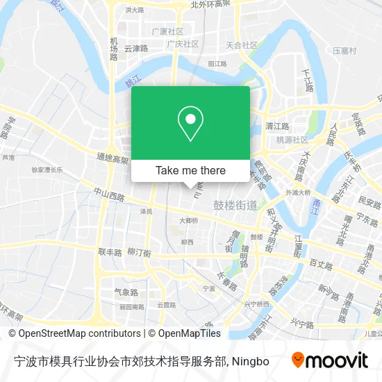 宁波市模具行业协会市郊技术指导服务部 map