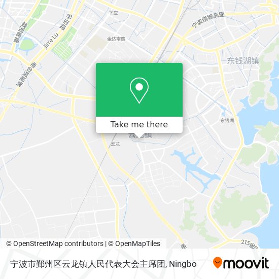 宁波市鄞州区云龙镇人民代表大会主席团 map