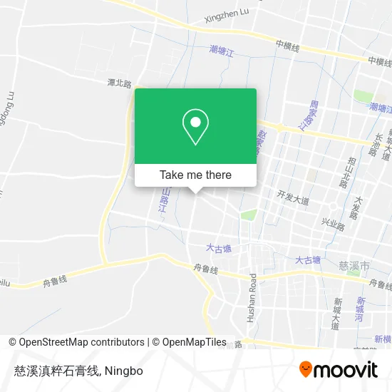 慈溪滇粹石膏线 map