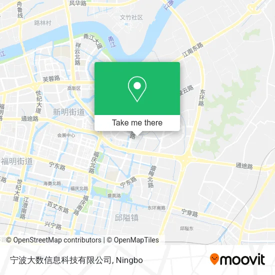 宁波大数信息科技有限公司 map