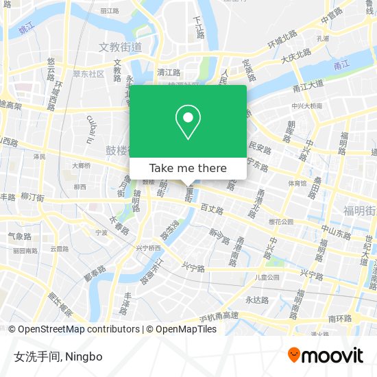 女洗手间 map