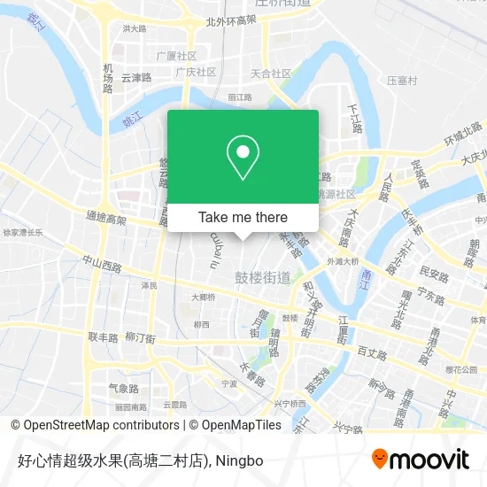 好心情超级水果(高塘二村店) map
