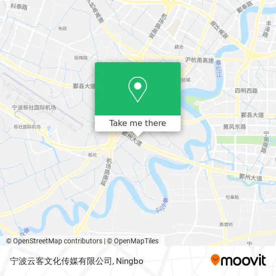宁波云客文化传媒有限公司 map