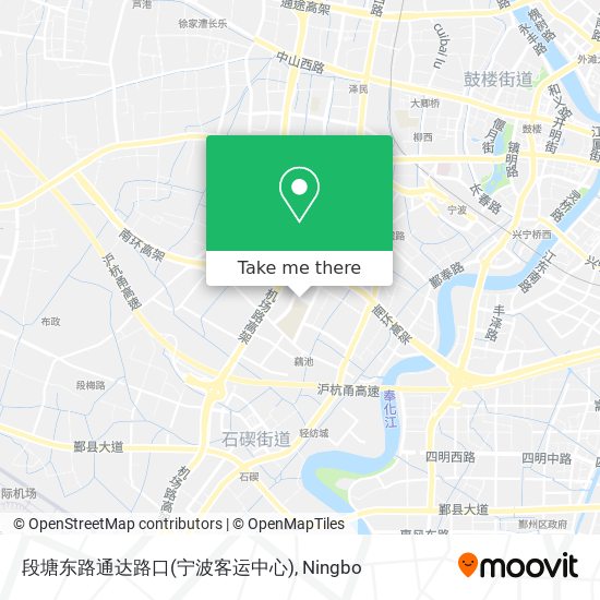 段塘东路通达路口(宁波客运中心) map