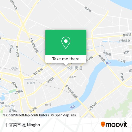 中官菜市场 map