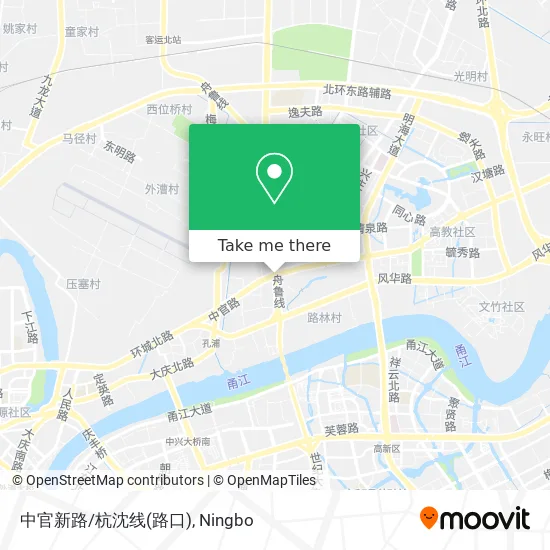 中官新路/杭沈线(路口) map