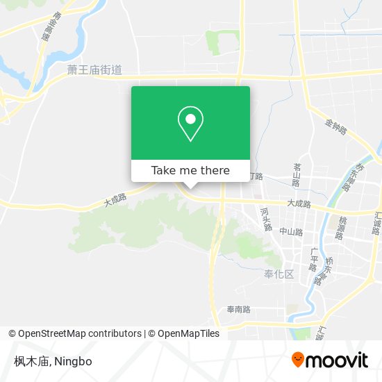 枫木庙 map