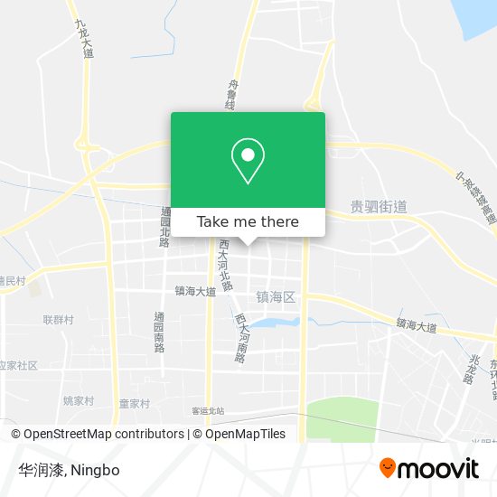 华润漆 map