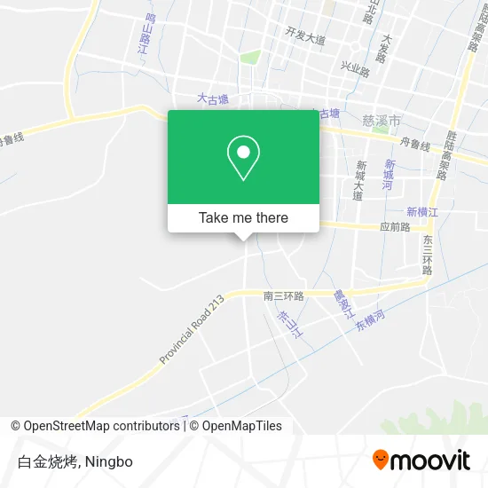 白金烧烤 map