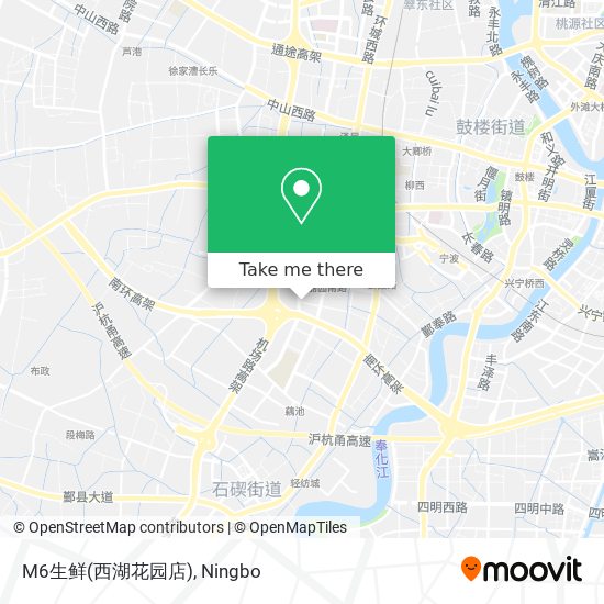 M6生鲜(西湖花园店) map