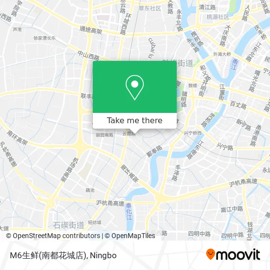 M6生鲜(南都花城店) map