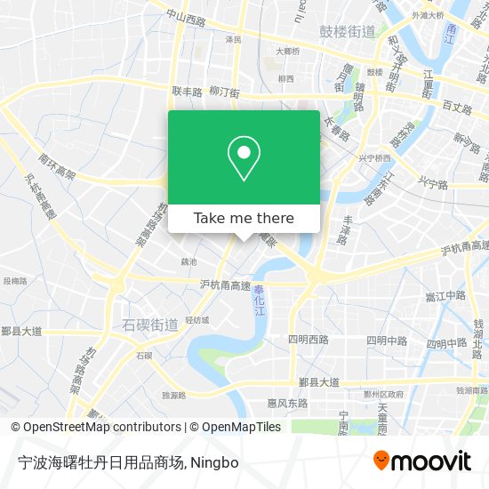 宁波海曙牡丹日用品商场 map