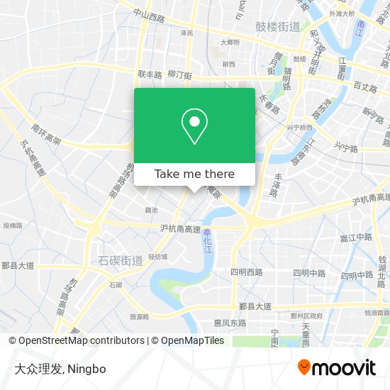 大众理发 map