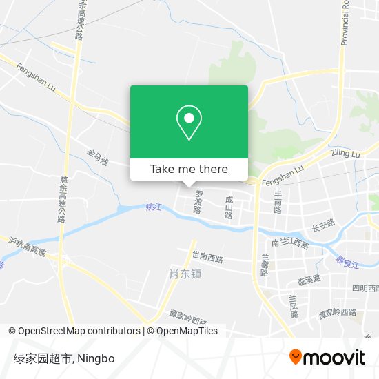 绿家园超市 map