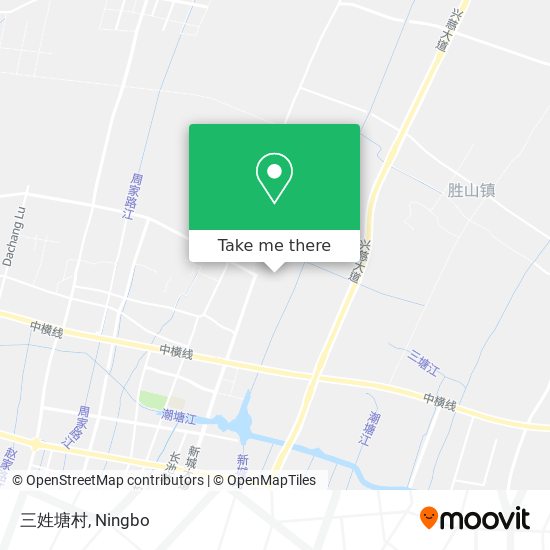 三姓塘村 map