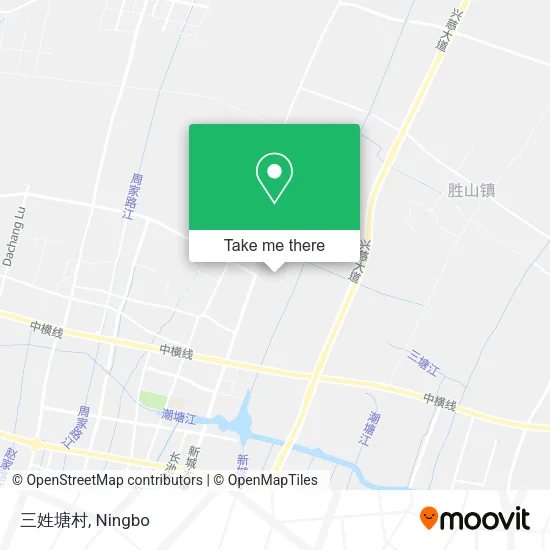 三姓塘村 map