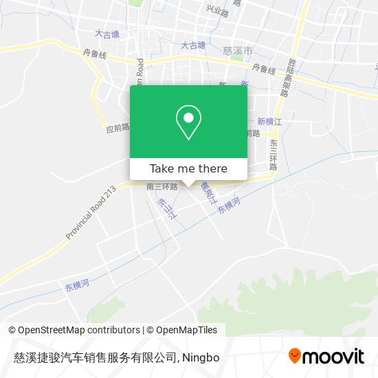 慈溪捷骏汽车销售服务有限公司 map