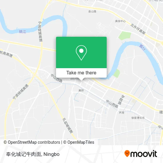 奉化城记牛肉面 map