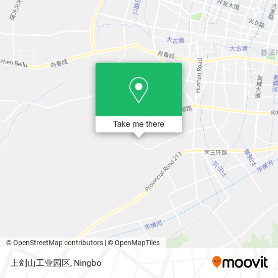上剑山工业园区 map