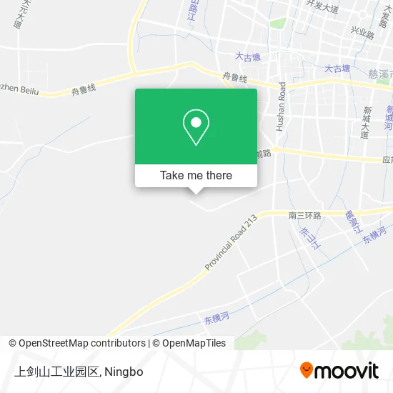 上剑山工业园区 map