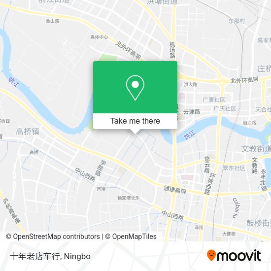 十年老店车行 map