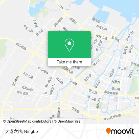 大港六路 map