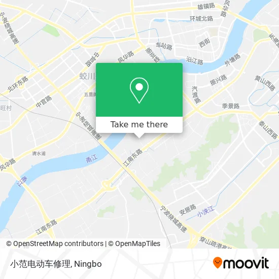 小范电动车修理 map