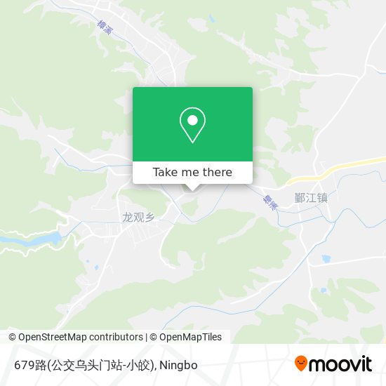 679路(公交乌头门站-小皎) map