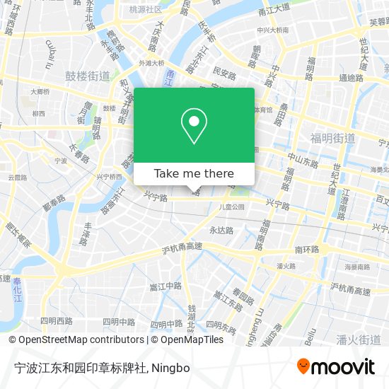 宁波江东和园印章标牌社 map