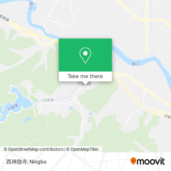 西禅隐寺 map