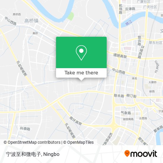 宁波至和微电子 map
