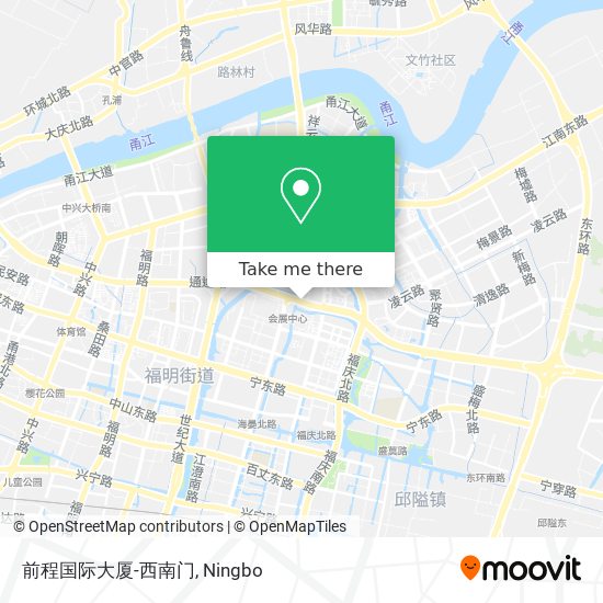 前程国际大厦-西南门 map