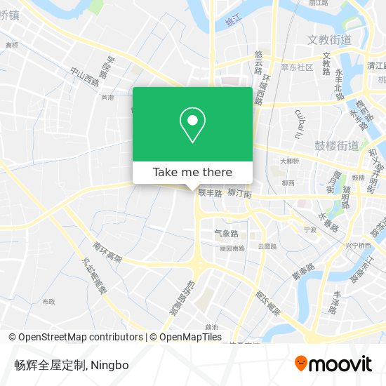 畅辉全屋定制 map