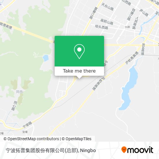宁波拓普集团股份有限公司(总部) map