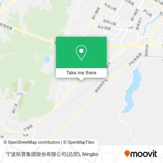 宁波拓普集团股份有限公司(总部) map